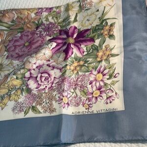 Adrienne Vittadini Floral Silk Scarf